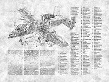 Фотообои самолет Factura INDUSTRY BATTLE PLANE 2